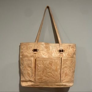 Tooled Leather Western Purse